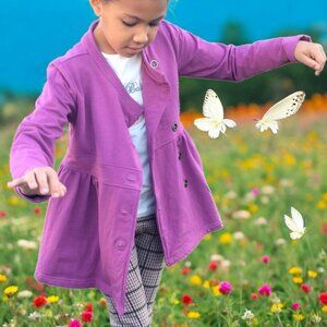 MATILDA JANE ( 10 Girl ) Plum/Purple Secret Fields Willow Jacket